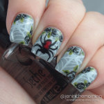 #BHBSpooktober Day 27: Spider Web nails