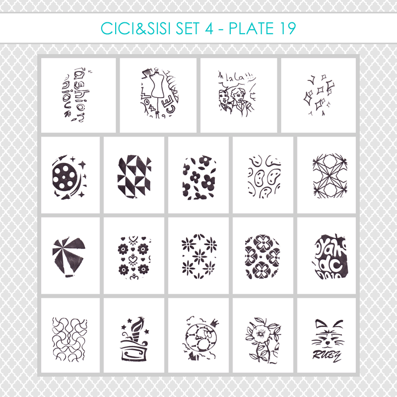 Cici & Sisi - Set 4 - Plate 19
