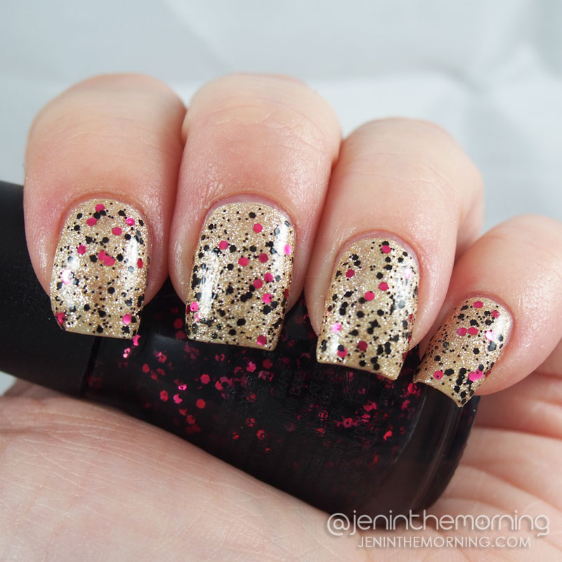 Sinful Colors Unwrap Me over OPI Love.Angel.Music.Baby