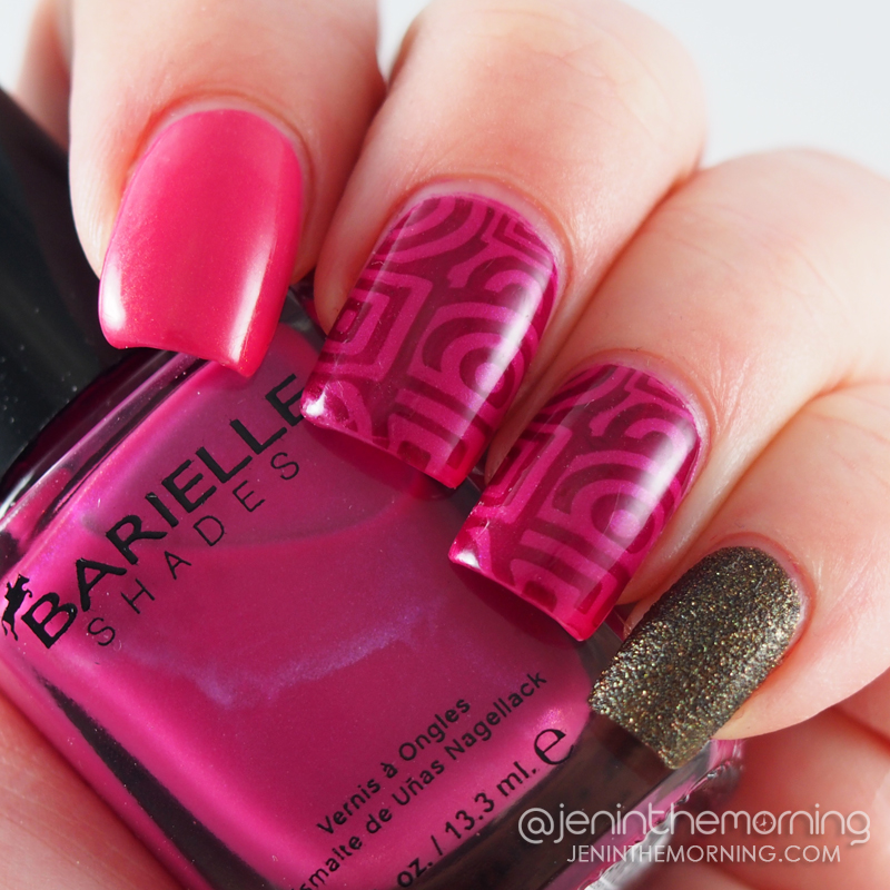 Barielle Geometric Skittlette Nails