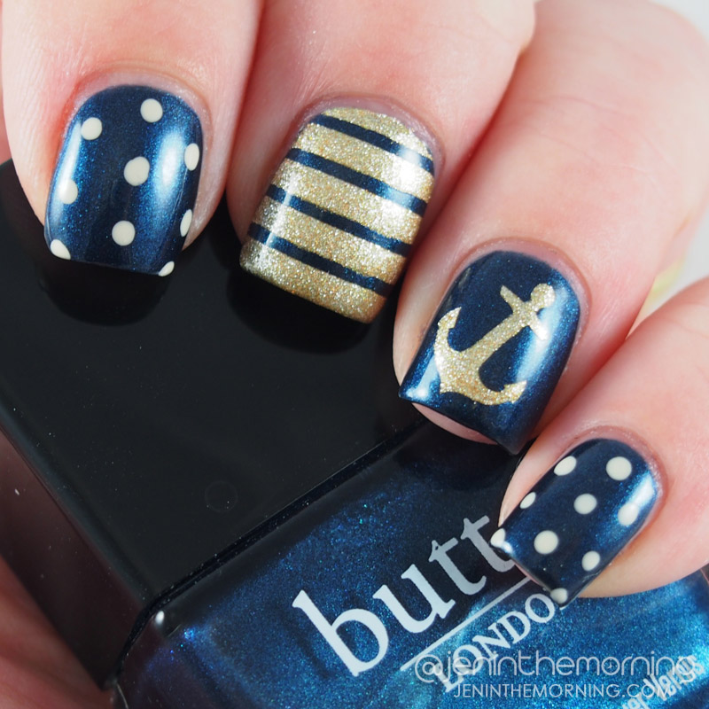 Butter London - Big Smoke; nautical nails