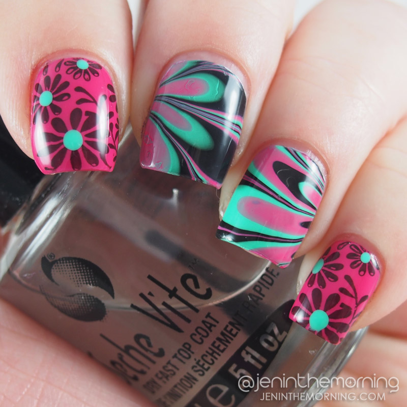 Vivid Spring Watermarble