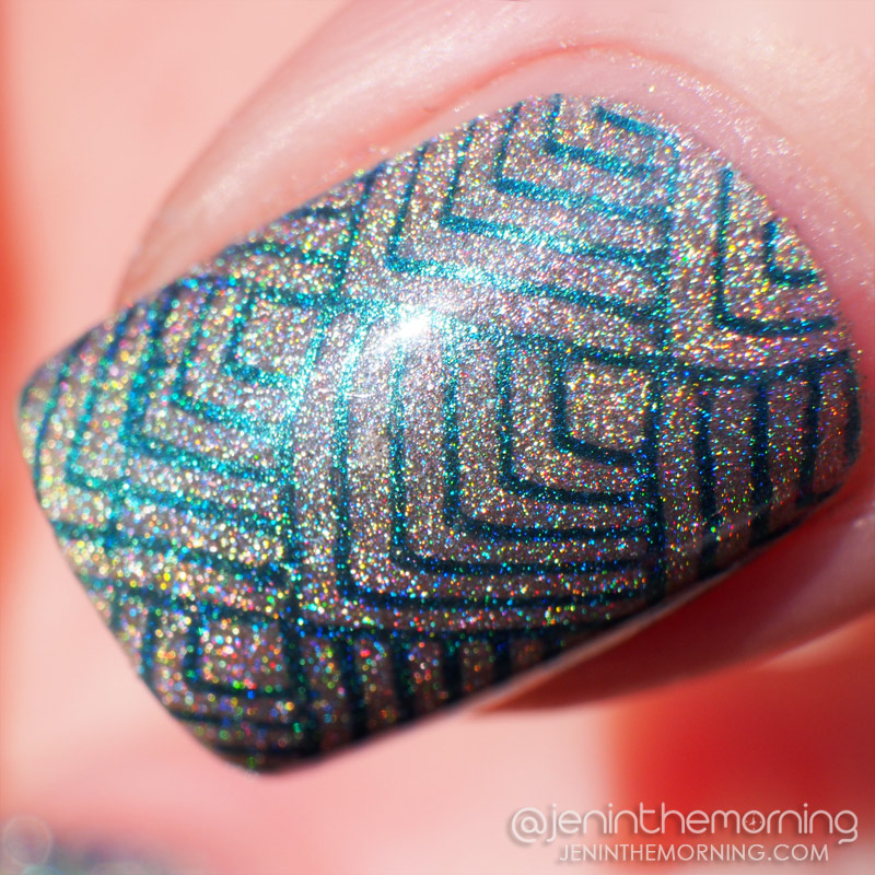 Cult - Coachella stamped with China Glaze - Deviantly Daring