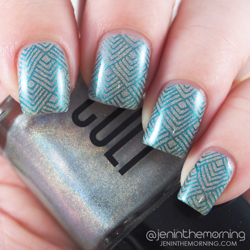 Cult - Coachella stamped with China Glaze - Deviantly Daring