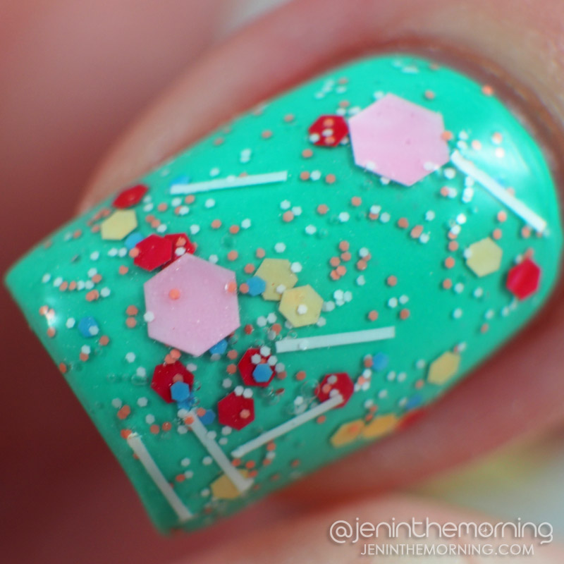Fiesta Manicure using Sinful Colors - Fierce Fiesta