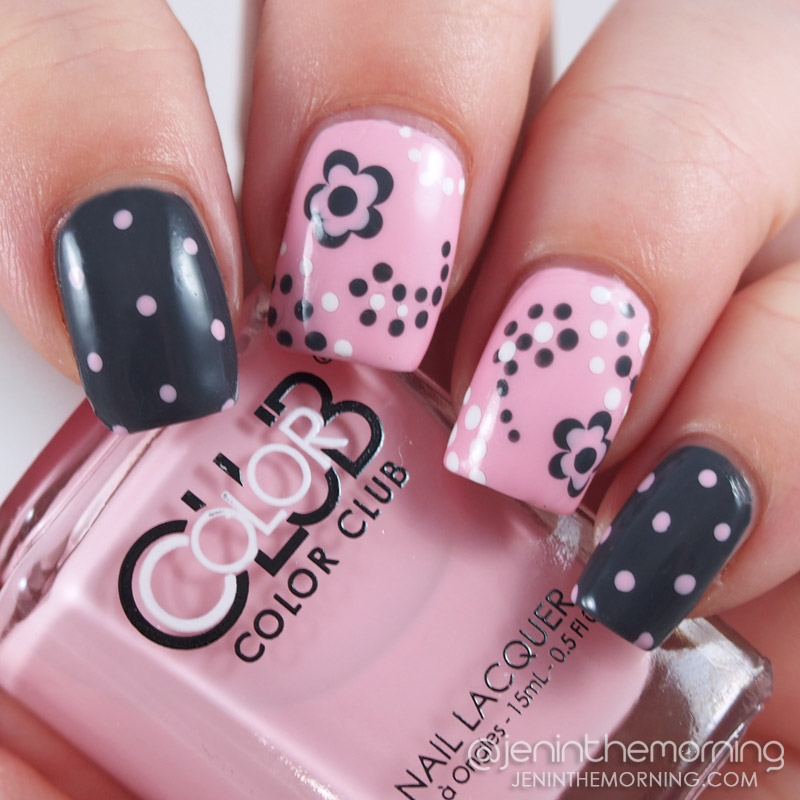 Gray and Pink Dotticure