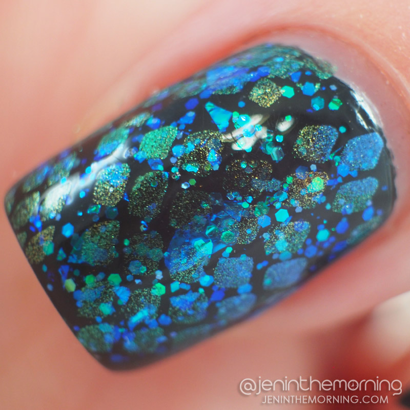 Black Dragon Scale Stamping