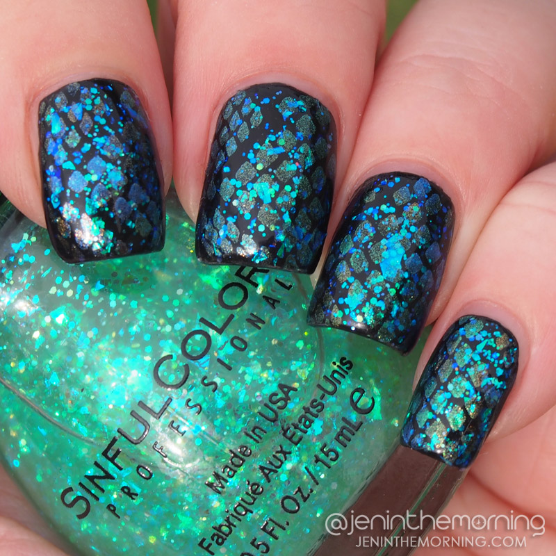 Black Dragon Scale Stamping
