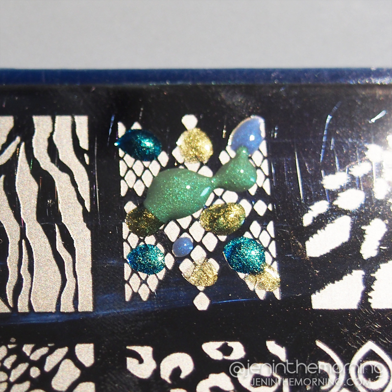 Multi-color stamping