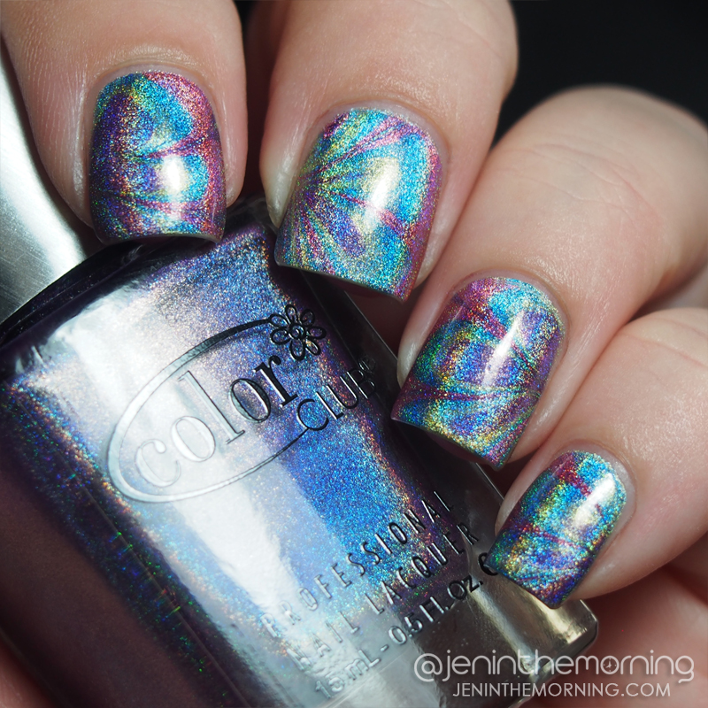 Color Club holographic water marble