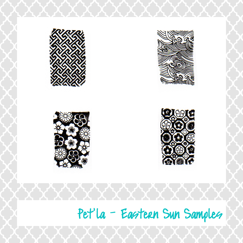 Pet'la Stamping Plate - Rising Sun Samples