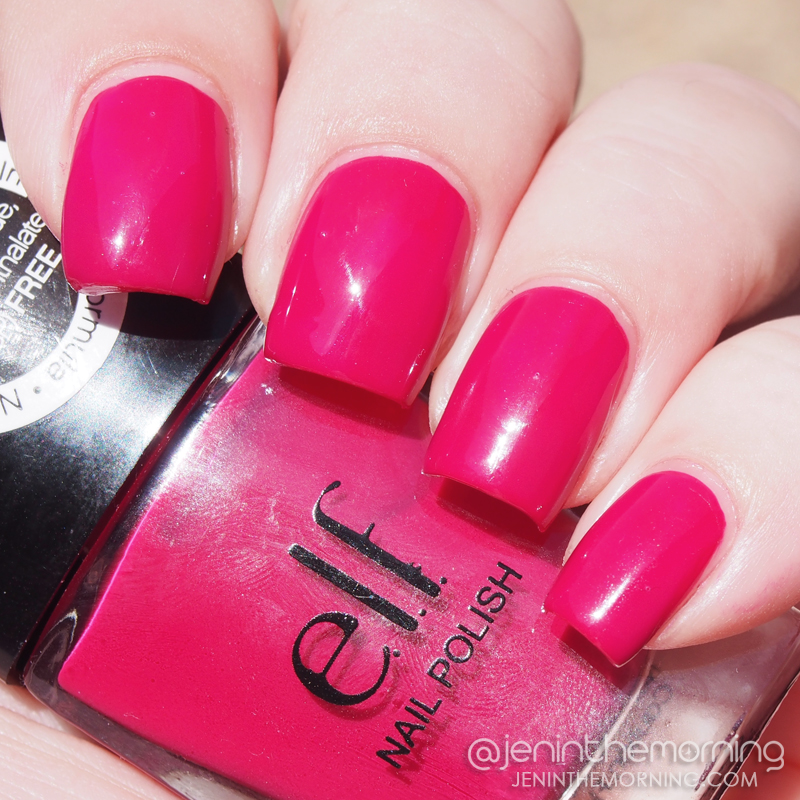 e.l.f. - Raspberry Sorbet - direct sunlight