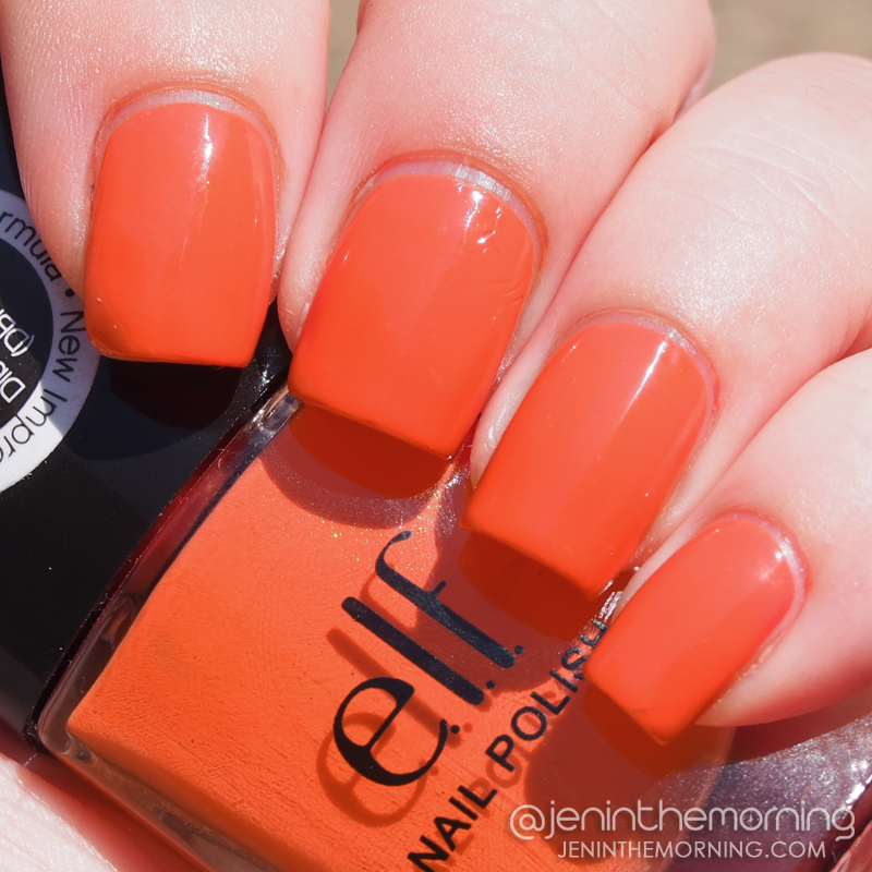 e.l.f. - Party Peach - direct sunlight