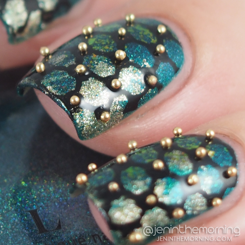 ILNP - Fall Semester w/ drybrush and stamping and caviar bead placement