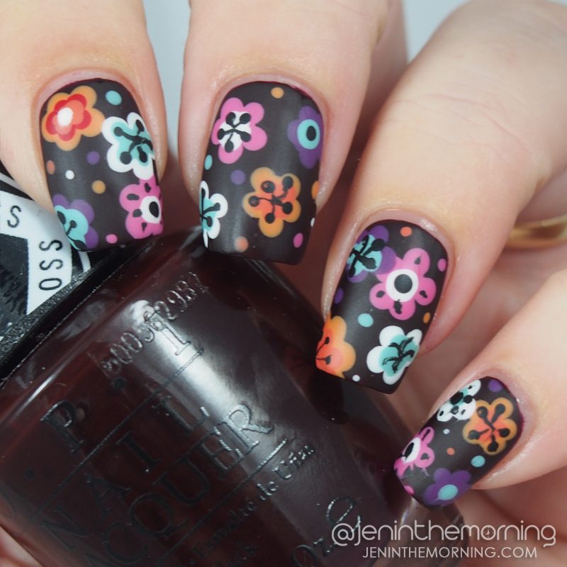 OPI - I Sing in Color with dotted floral design