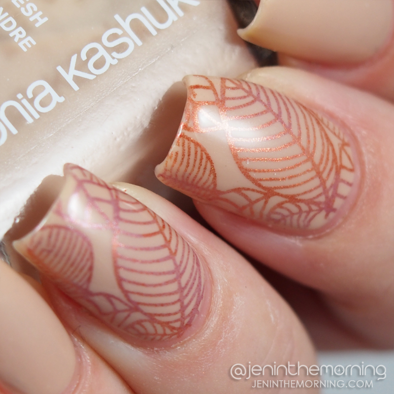 Sonia Kashuk - In the Flesh, stamped with leaves