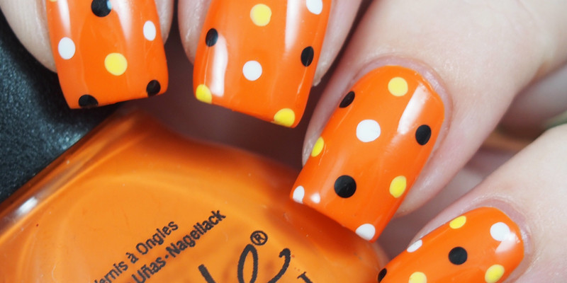 Halloween Dotticure over Nicole by OPI, Fairy Fairy Quite Contrary