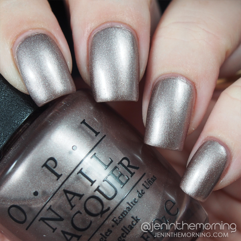OPI - Press * For Silver (sponged on)