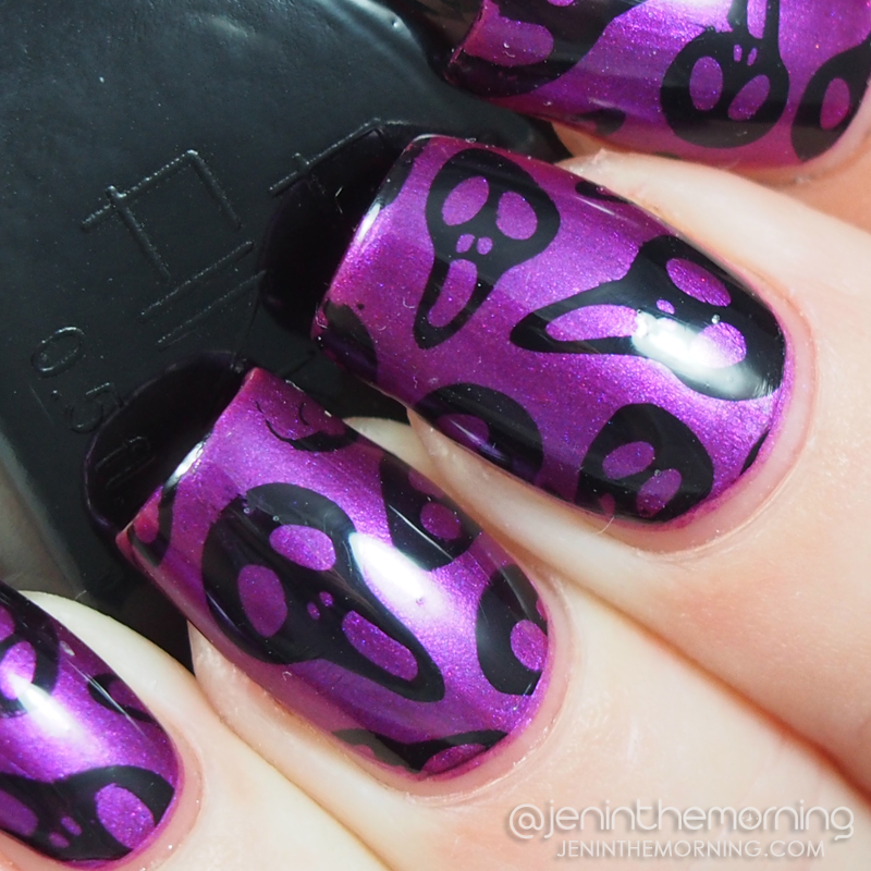 Purple and Black Ghosts