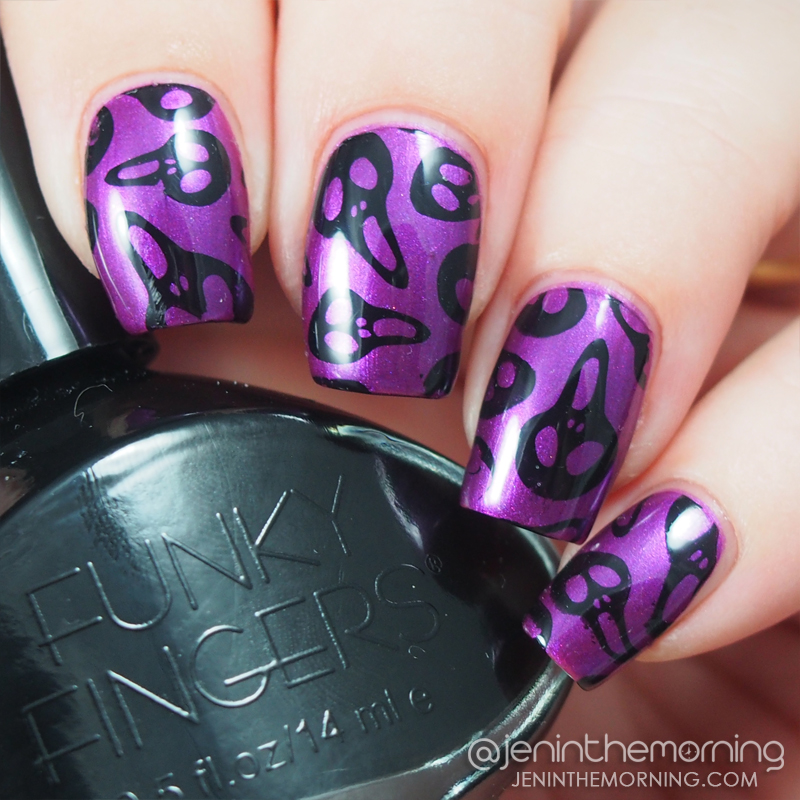 Purple and Black Ghosts