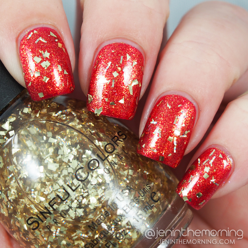 Sinful Colors - Twilight Twinkles over Sinful Colors - Velvet Ribbon