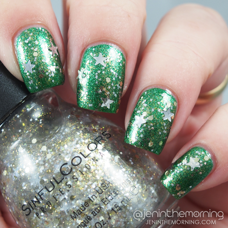Sinful Colors - Star Studded over Sinful Colors - Pine Away