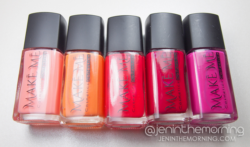 Make Me Cosmetics Collection - Oranges and Reds