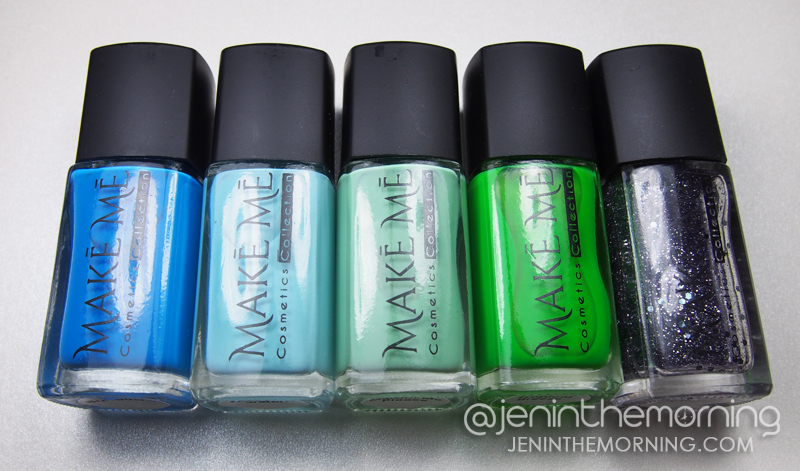 Make Me Cosmetics Collection - Blues and Greens